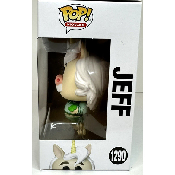 Funko‎ Pop! Movies JEFF 1290 Unicorn SDA Skydance Animation LUCK Collectable NEW - Picture 3 of 7